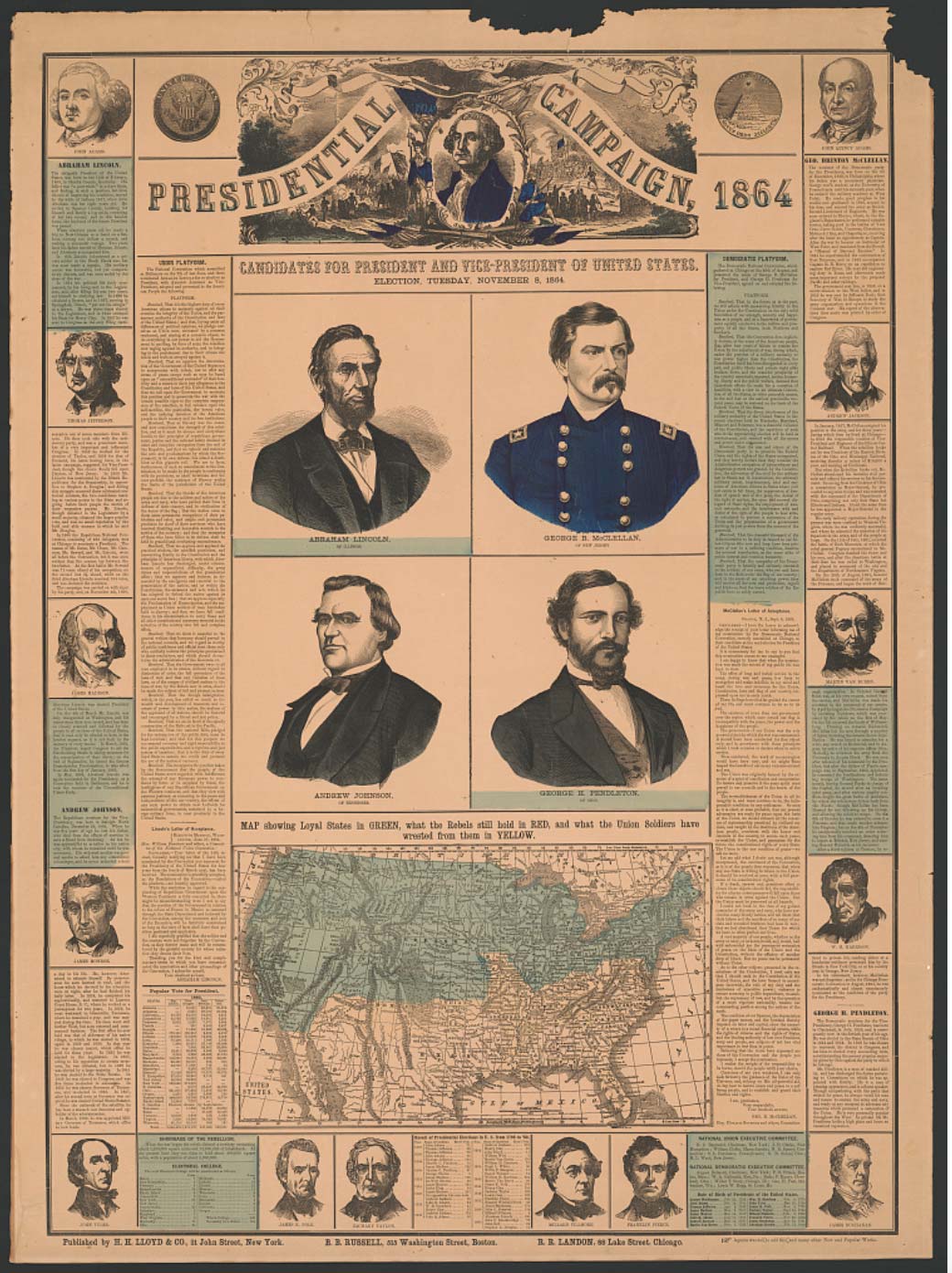 1864 Presidential Election Poster