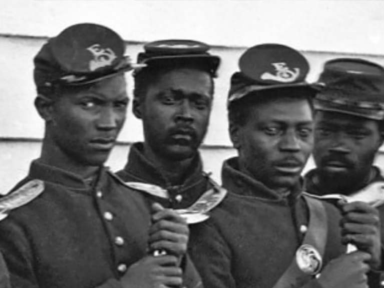 Black Union Soldiers - Crop