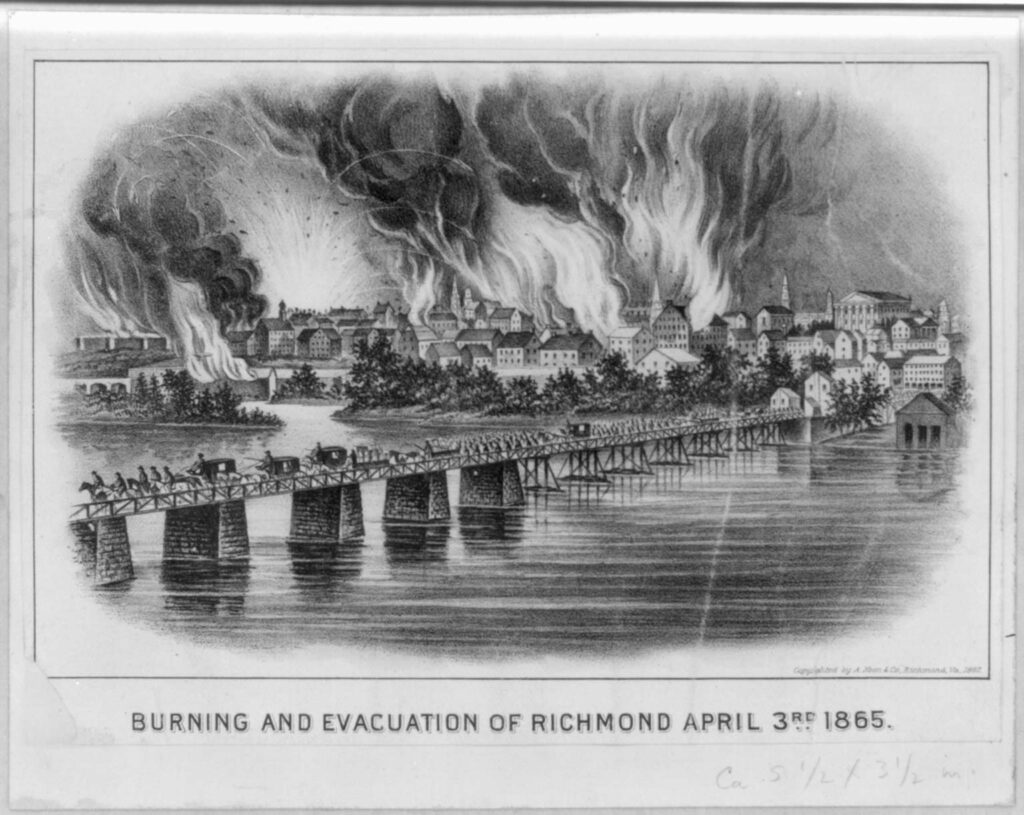 Burning and Evacuation of Richmond