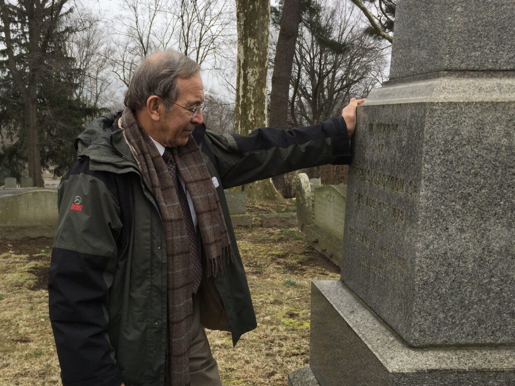 John Paling at Thomas Jackson Grave 2018