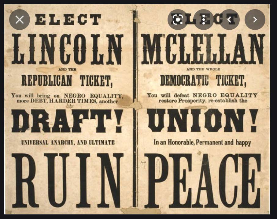 Lincoln vs McClellan Race